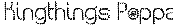 Kingthings Poppalok font preview